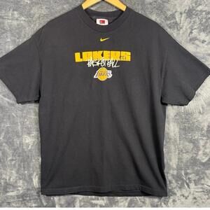 Super Rare Vtg 90S Los Angeles Lakers Graphic T Shirt Mens Large